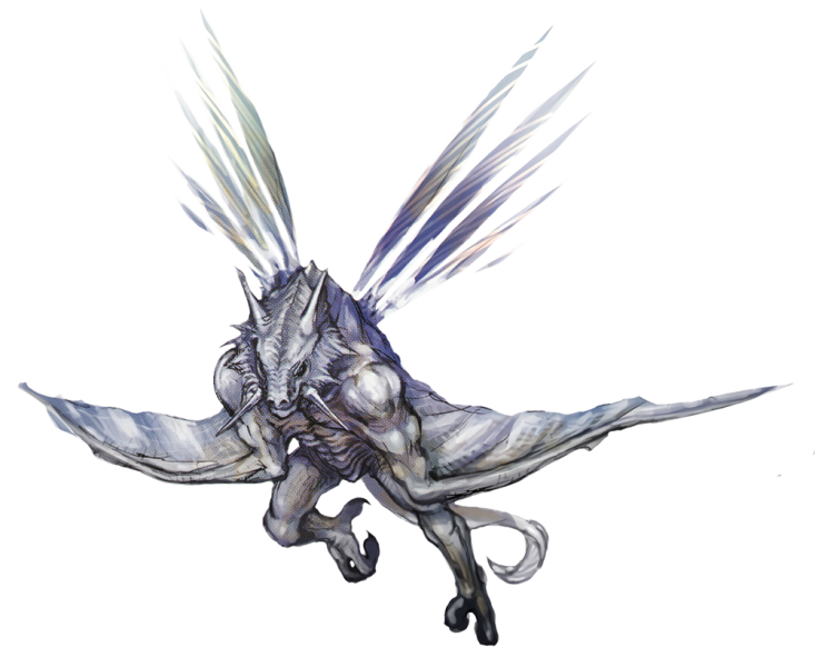 File:White Dragon Transparent.png